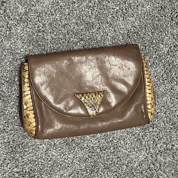 Pierre Cardin vintage purse, Snakeskin Purse - Picture 4 of 7